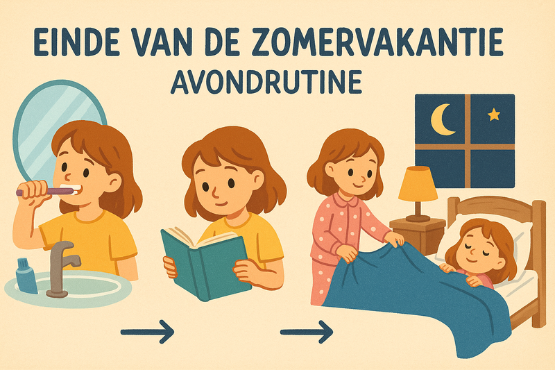 Slaaproutine voor het nieuwe schooljaar