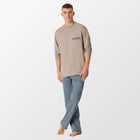 Pyjama bruingrijs van Schiesser