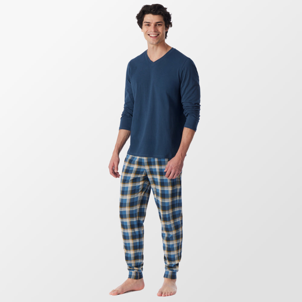 V-hals pyjama van Schiesser