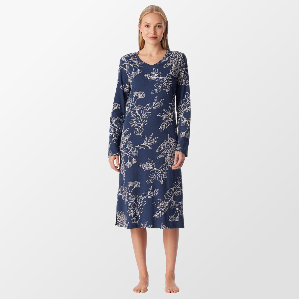 Slaapkleed van Schiesser met bloemen