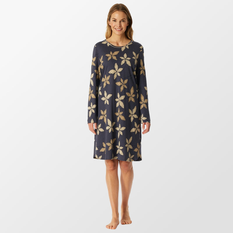 Grafietkleurig slaapkleed van Schiesser