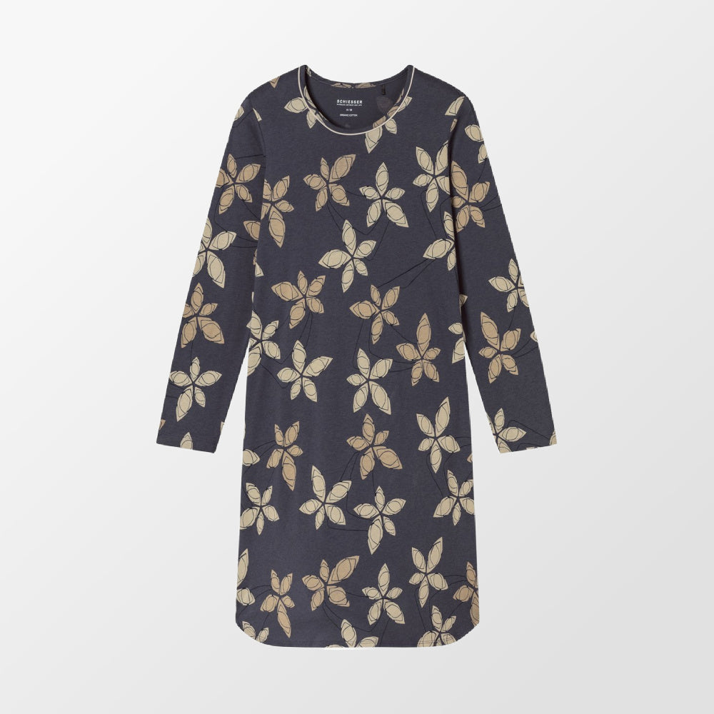 Slaapkleed met bloemen van Schiesser