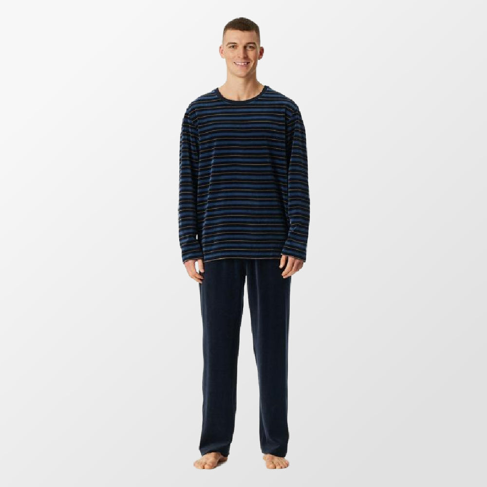 Pyjama velours van Schiesser