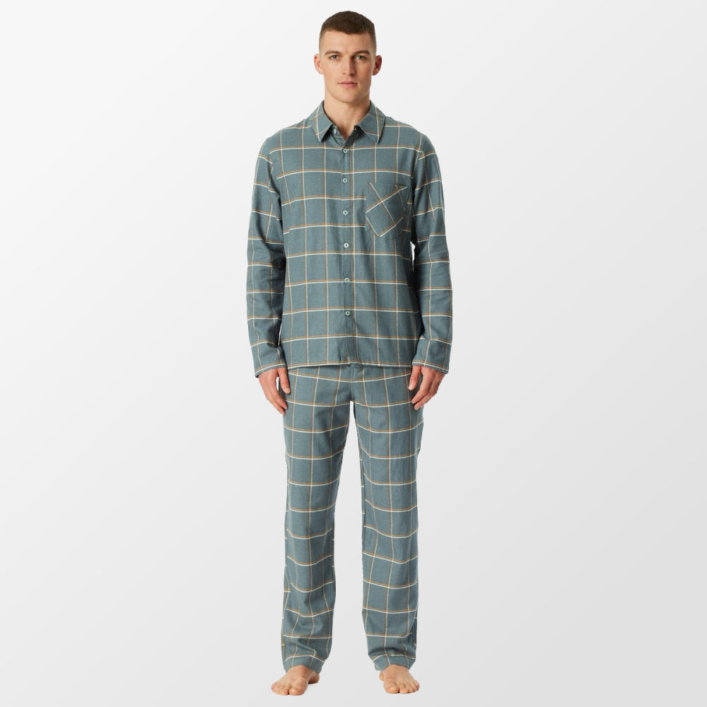 Pyjama geruit flanel van Schiesser