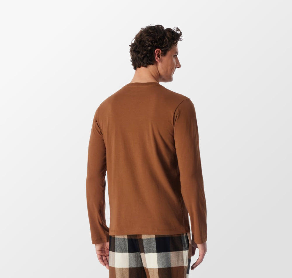 Pyjama met ronde hals van Schiesser