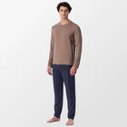 Pyjama van Schiesser in warm taupe