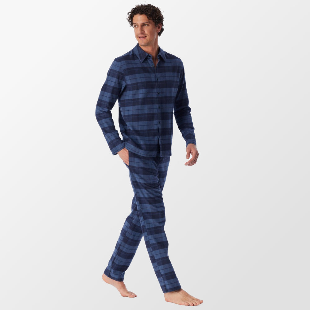 Pyjama flanel van Schiesser voor een koude winteravond