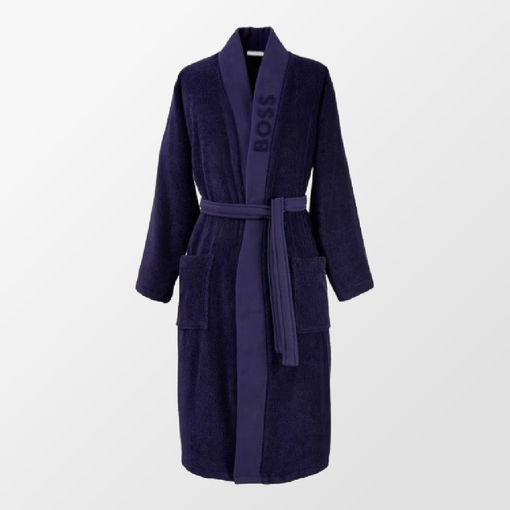 badjas Plain Navy van Hugo Boss