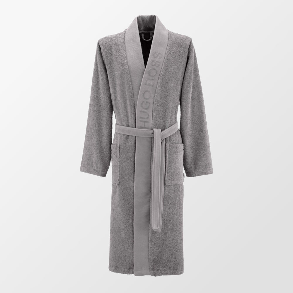 badjas Plain Concrete van Hugo Boss