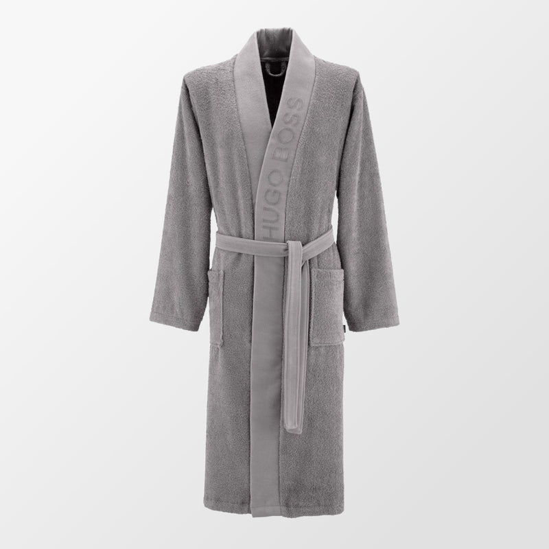 badjas Plain Concrete van Hugo Boss