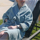 Badjas Vandersickel in een elegante groentint