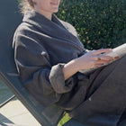 Badjas Vandersickel in tijdloze grijstint