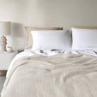Gewafelde bedsprei Brisk Sand van Beddinghouse