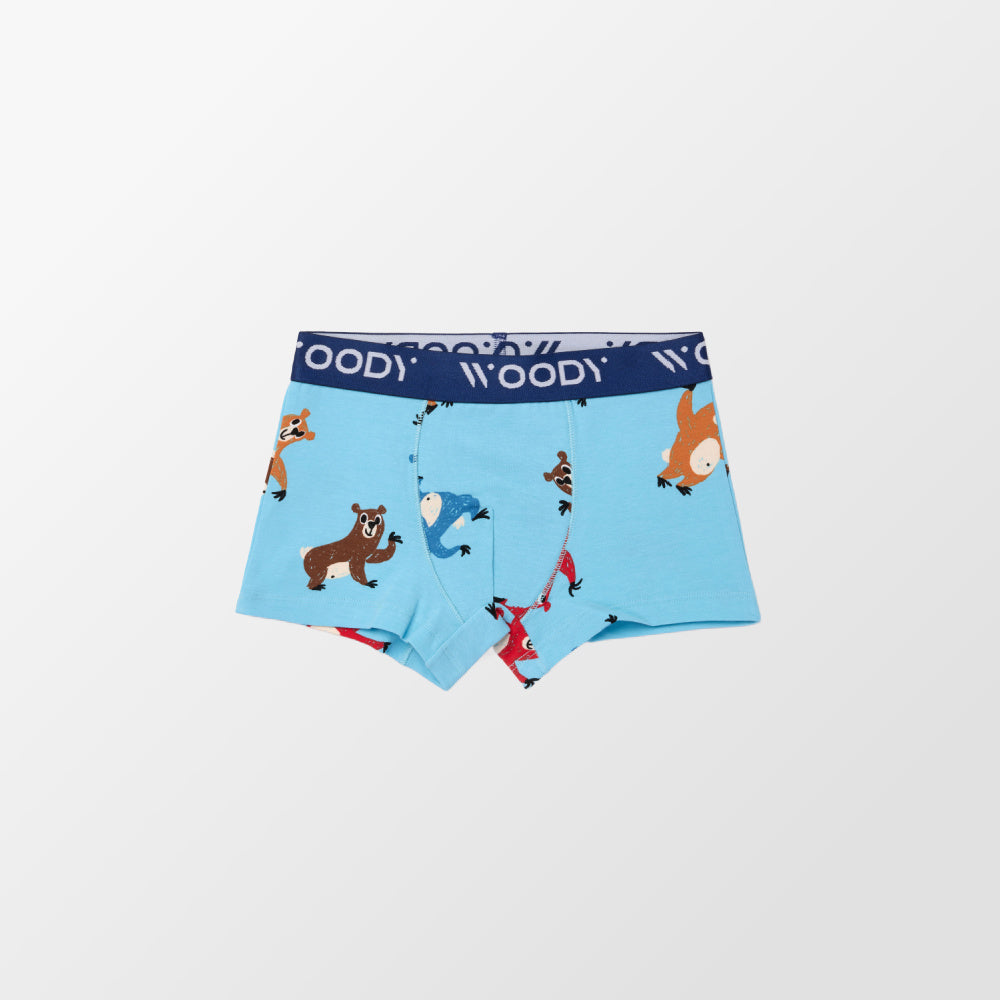 Boxer shorts with a bear print by Woody
