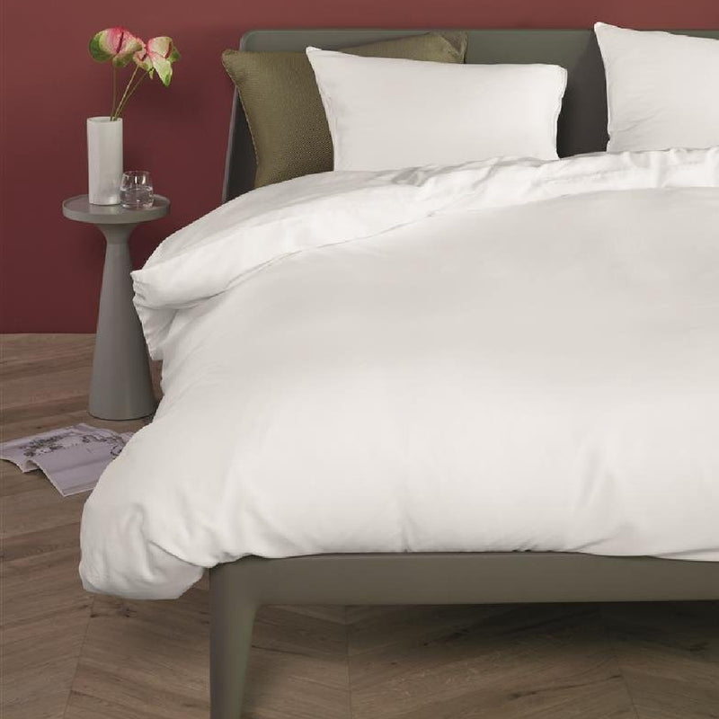 Housse de couette Change White d'un blanc éclatant de Beddinghouse