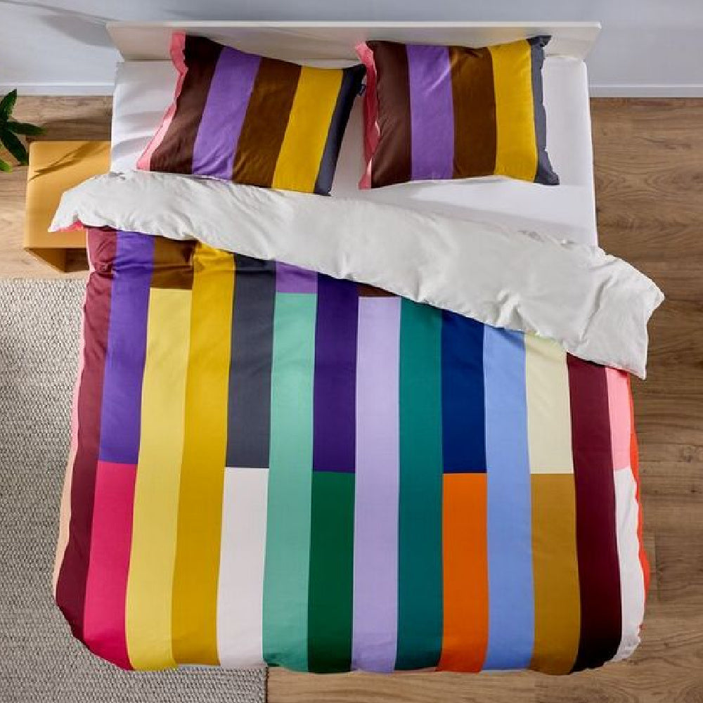 Auping dekbedovertrek Color Multi met speelse banen