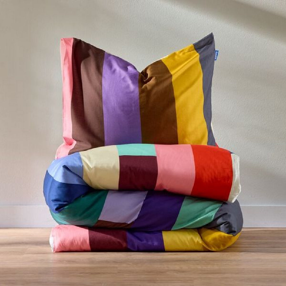Auping dekbedovertrek Color Fever Multi met offwhite achterkant