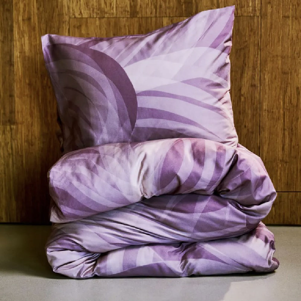 Dekbedovertrek van Auping in mauve tinten