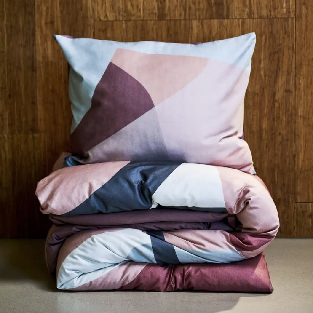 Dekbedovertrek Natural Clay van Auping in aardse kleuren