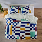 Housse de couette Pixel Poetry Auping avec des blocs et lignes ludiques
