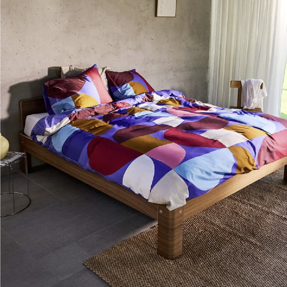 Dekbedovertrek Playful Bricks van Auping met kleurrijke blokken