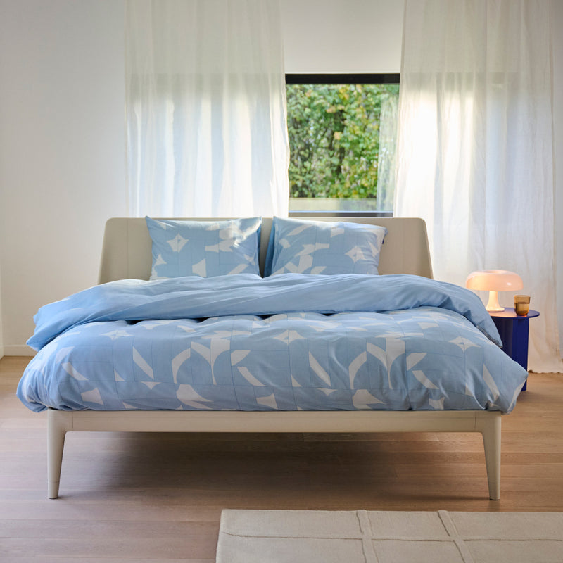 Dekbedovertrek Morning Shade van Auping in blauwtinten