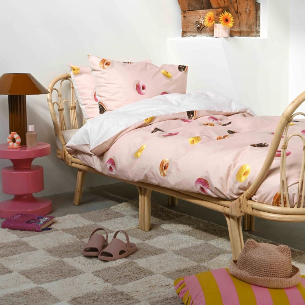 Snurk dekbedovertrek met donuts