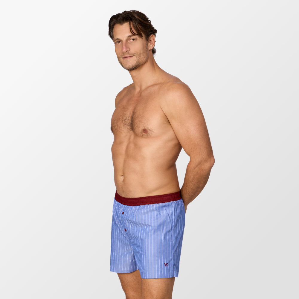 Gestreepte boxershort van Woody voor heren