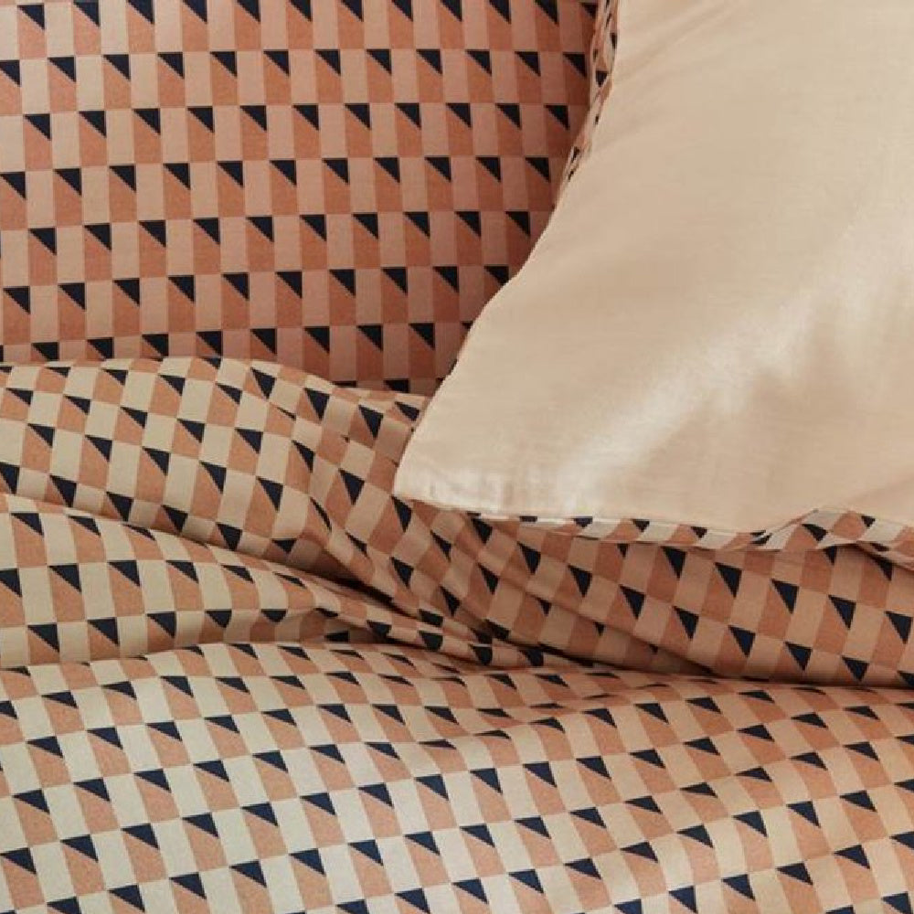 Détail de la housse de couette Hollywood Boulevard Sand de Dutch Design