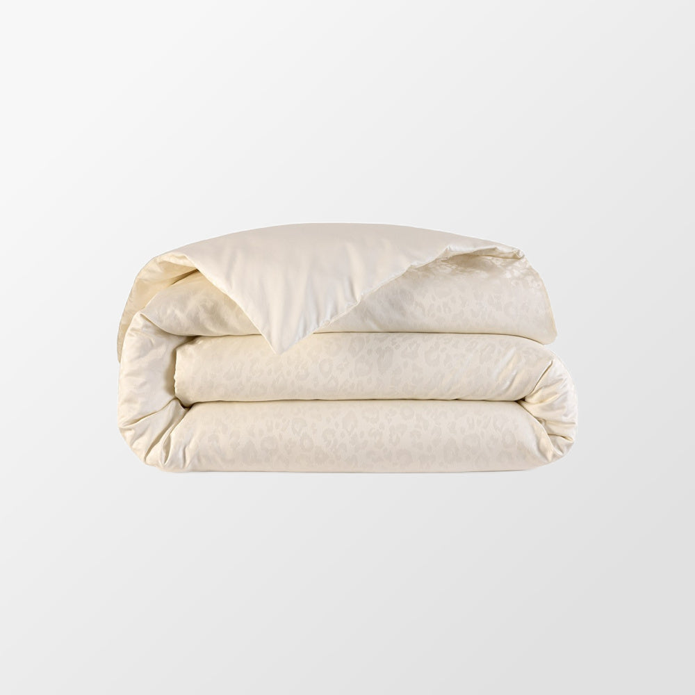 Dekbedovertrek van Yves Delorme met knoopsluiting