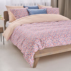 Dekbedovertrek Lina Starlight Blue van Nomo met kleine bloemetjes
