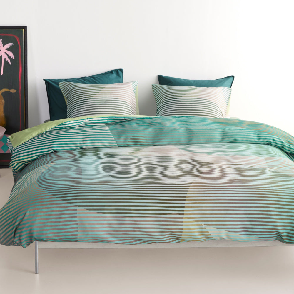 Dekbedovertrek Lombard Street Green van Dutch Design met moderne look