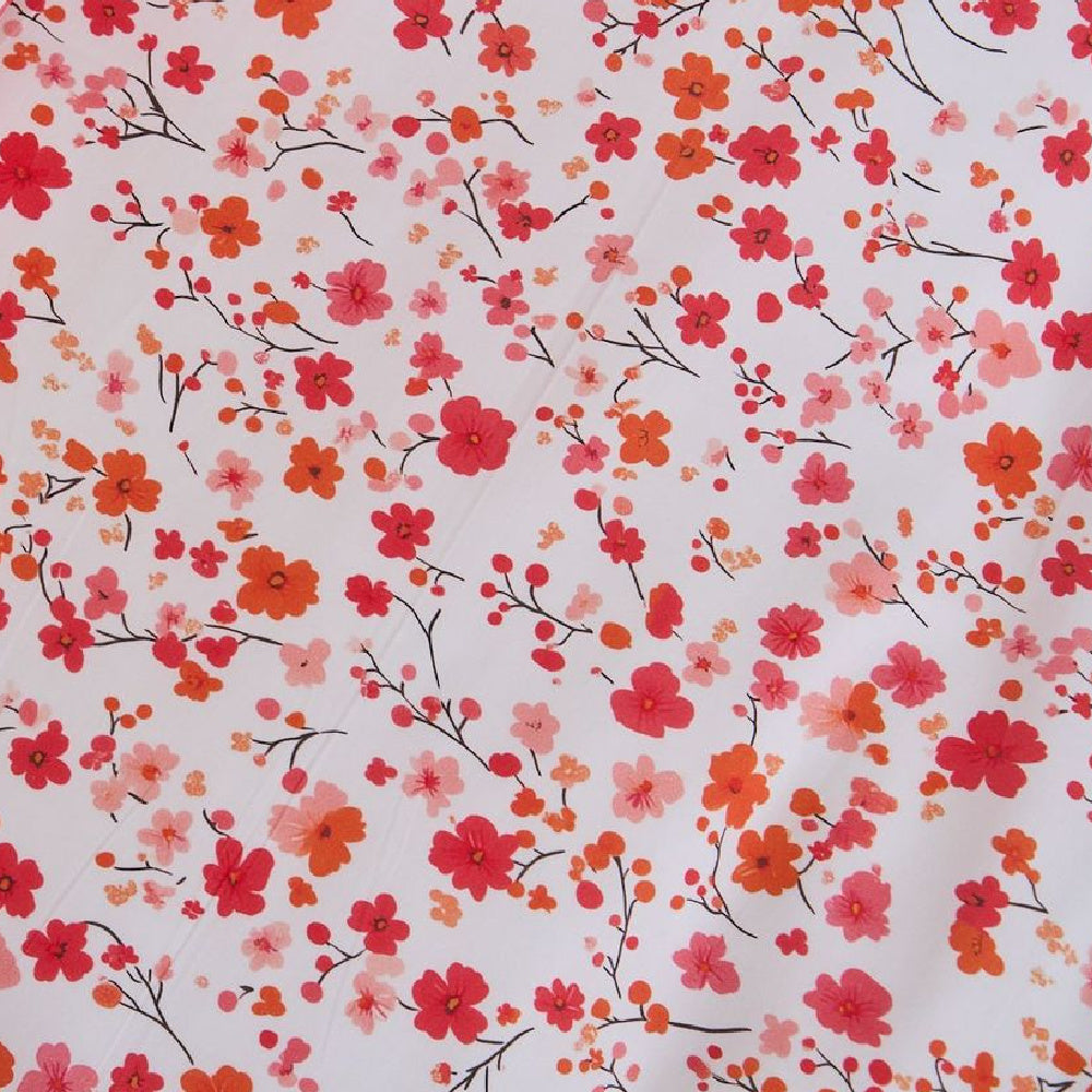 Detail van dekbedovertrek Lotte-Vic Pink van Nomo