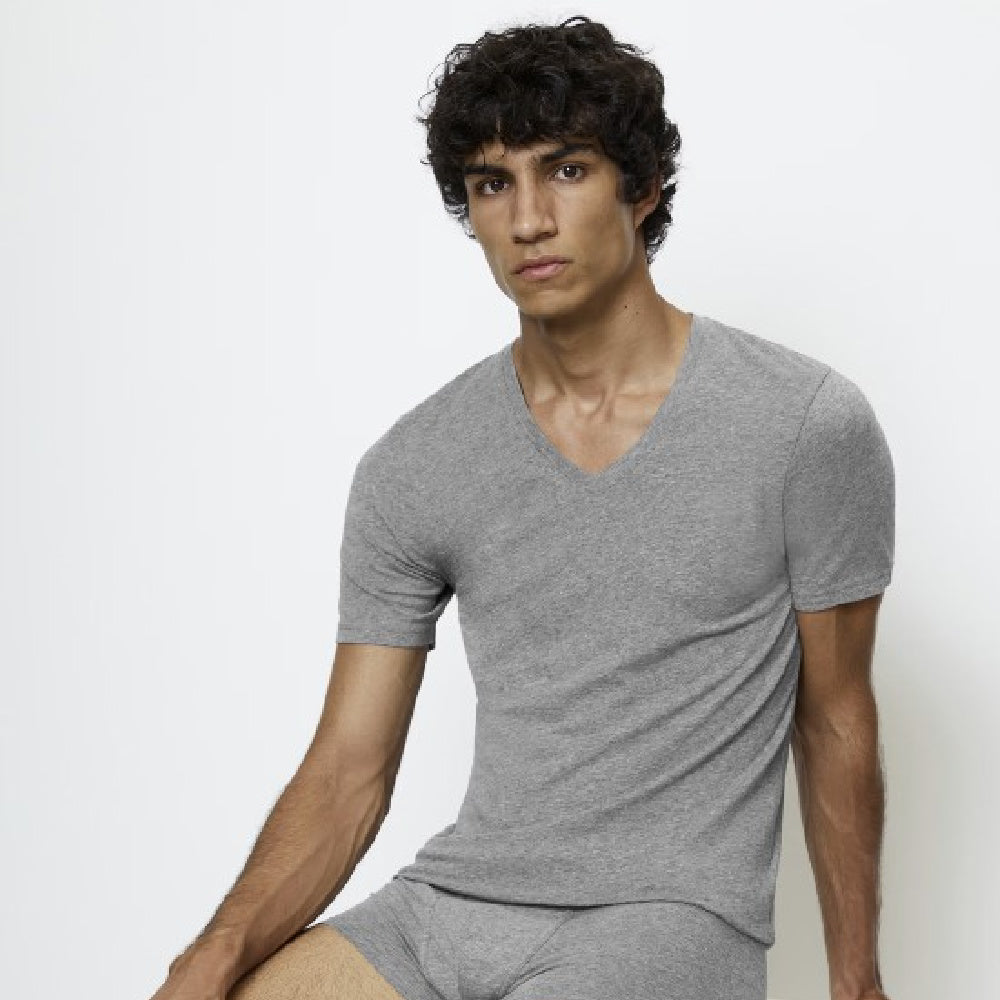 Lounge T-shirt met V-hals van Marc O'Polo