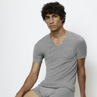 Lounge T-shirt met V-hals van Marc O'Polo