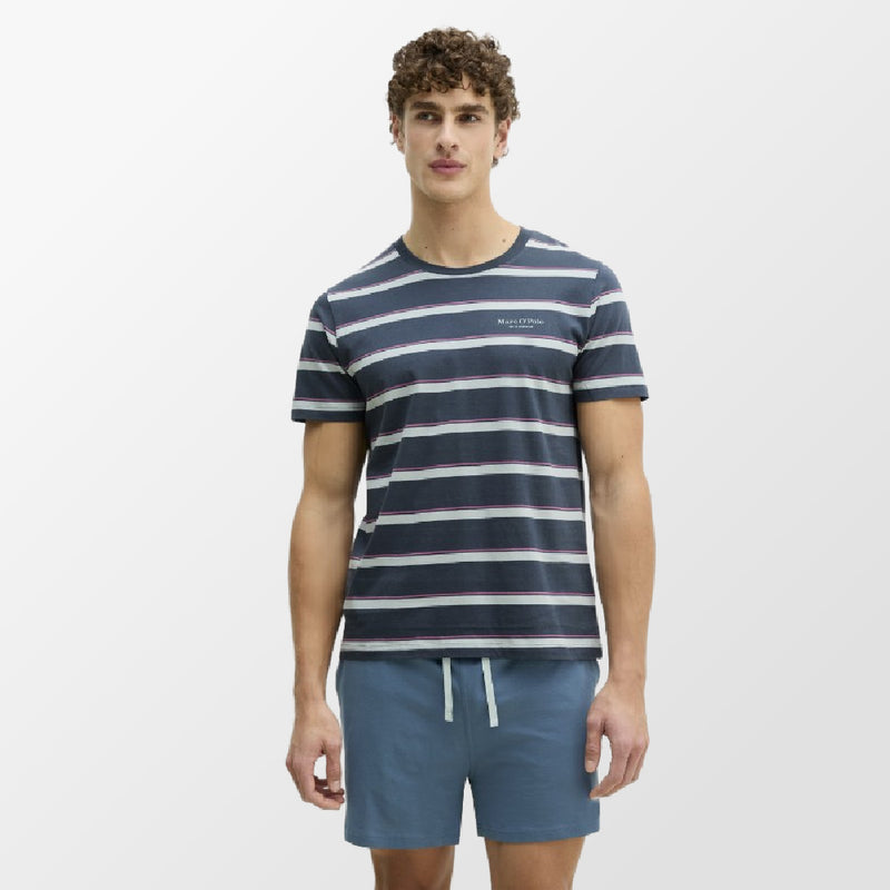 Lounge set Orion Blue Stripe by Marc O'Polo made from 100% organic cotton