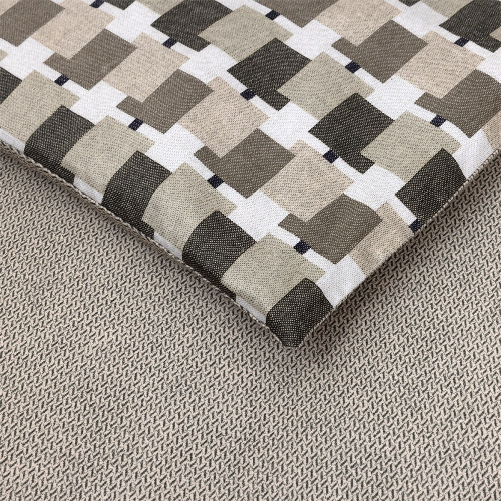 Detail van dekbedovertrek Lucio van Hugo Boss