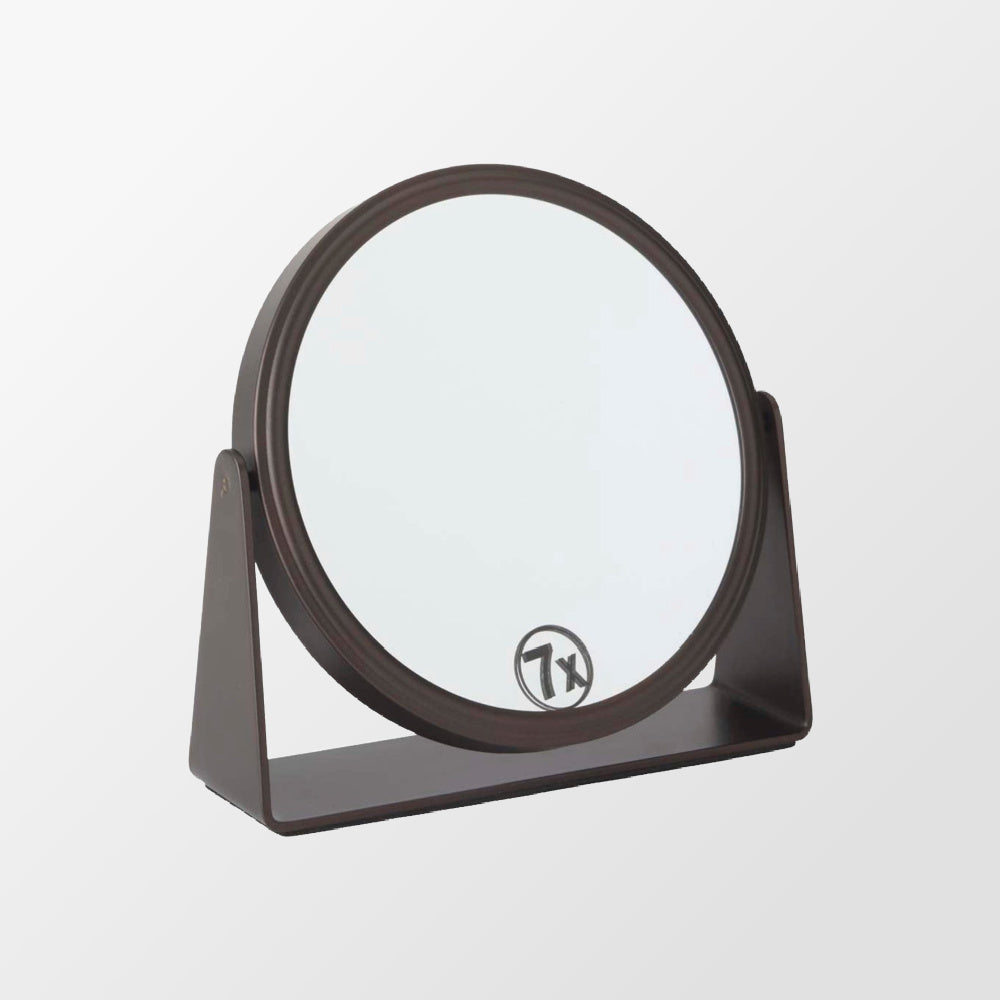Make-Up Spiegel Forte Pecan van Aquanova vergroot 7x