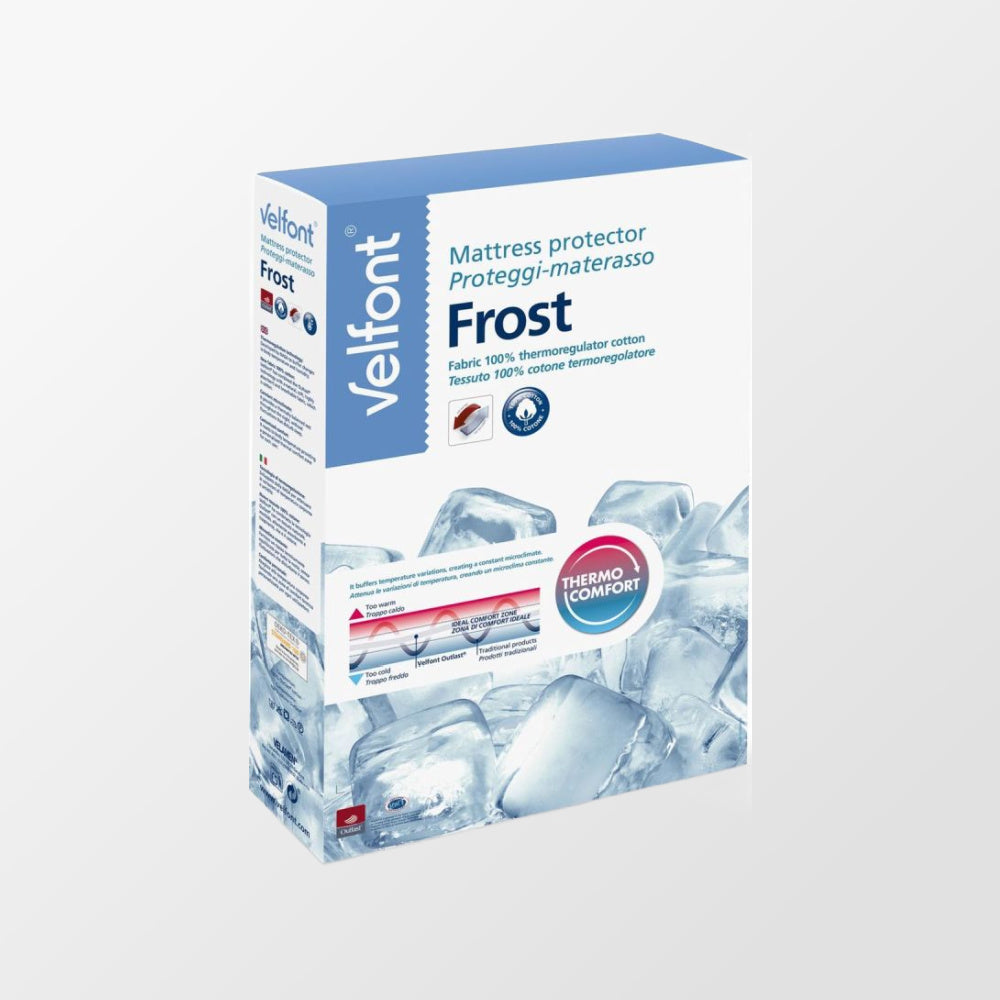 Matrasbeschermer van Velfont ideaal voor zweters