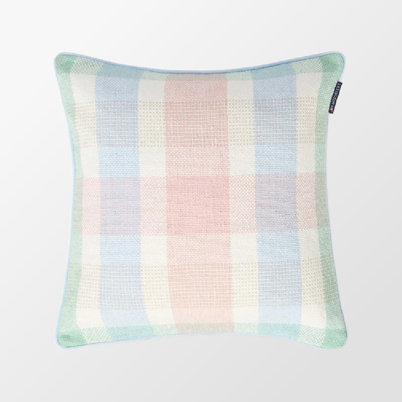 Coussin décoratif Multi Checked Recycled Cotton de Lexington