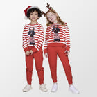 Pyjama met kerstteckel van Snurk