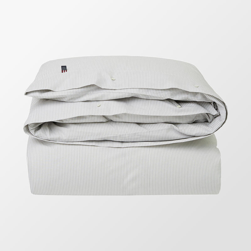 Lexington Dekbedovertrek Pin Point Gray/White