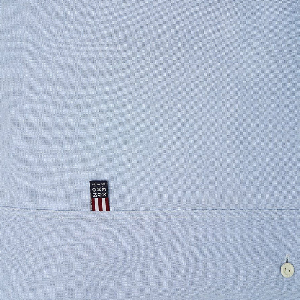 Lexington dekbedovertrek Pin Point Blue met rubberen knopen