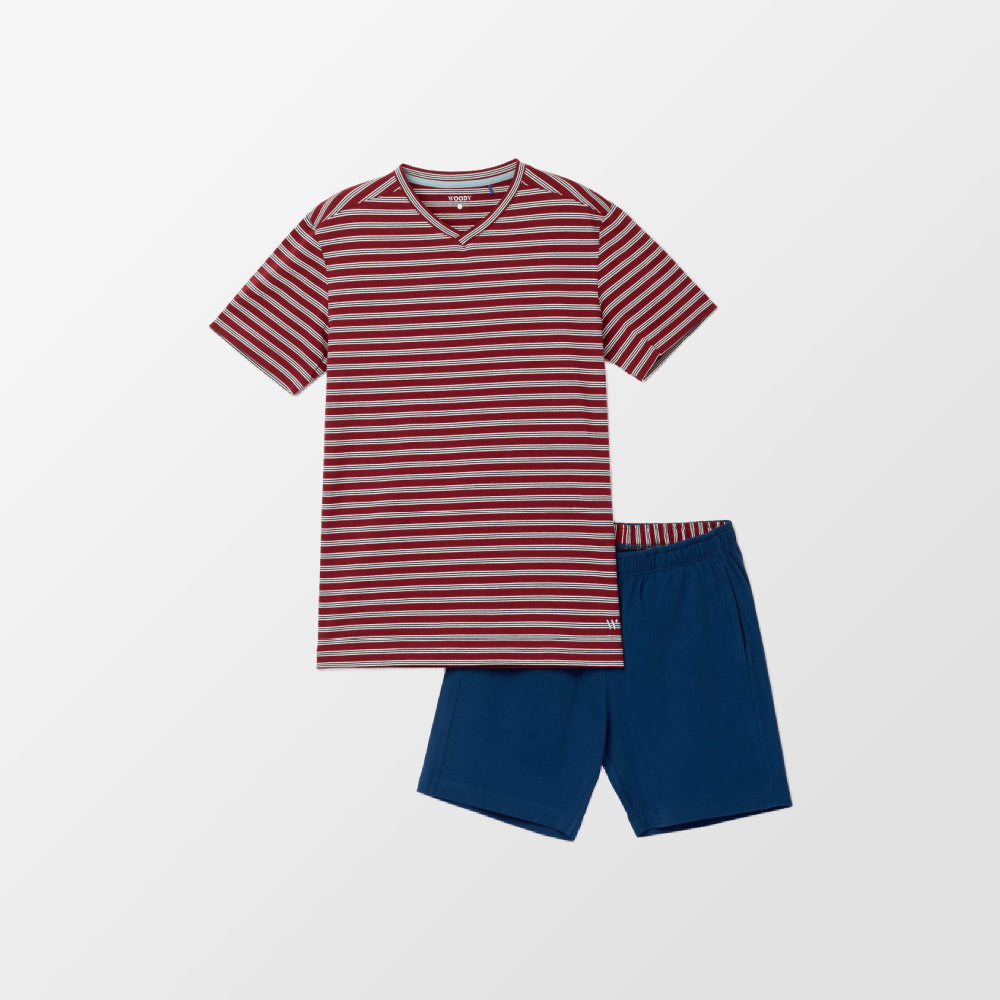 Pyjama van Woody met V-hals