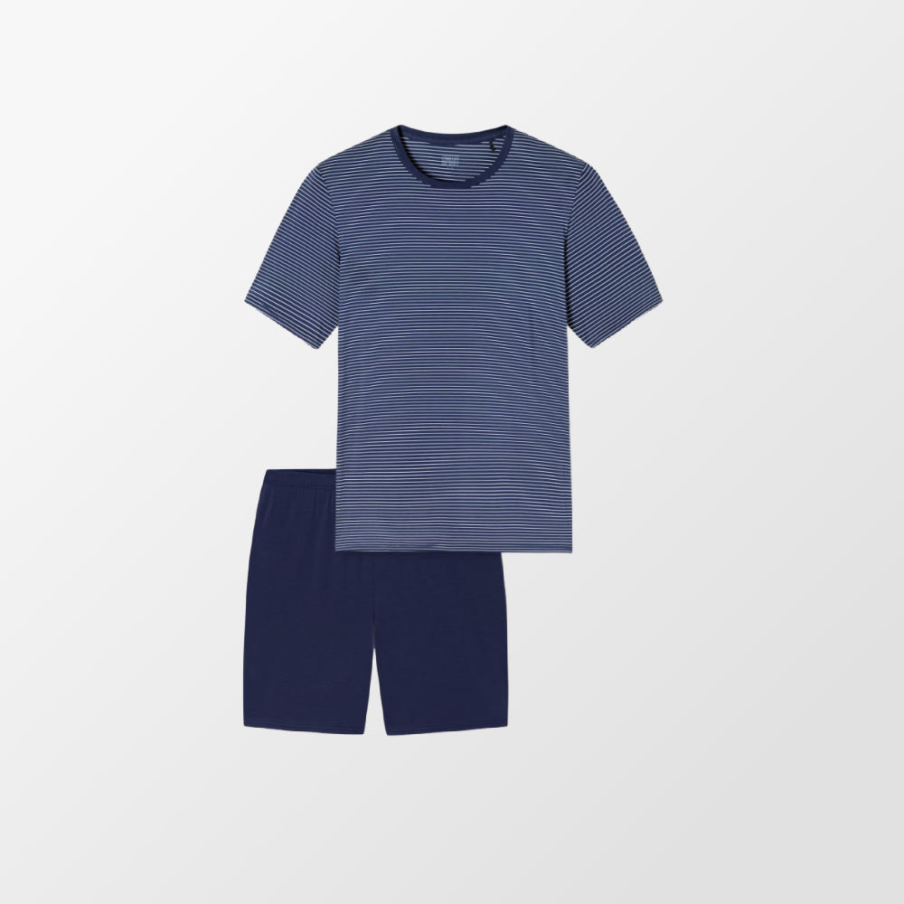 Pyjama bleu à rayures de Schiesser