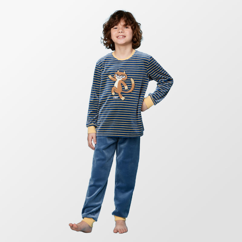 Pyjama antraciet van Woody