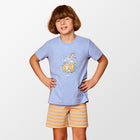 Pyjama bleu de Woody à motifs animaliers