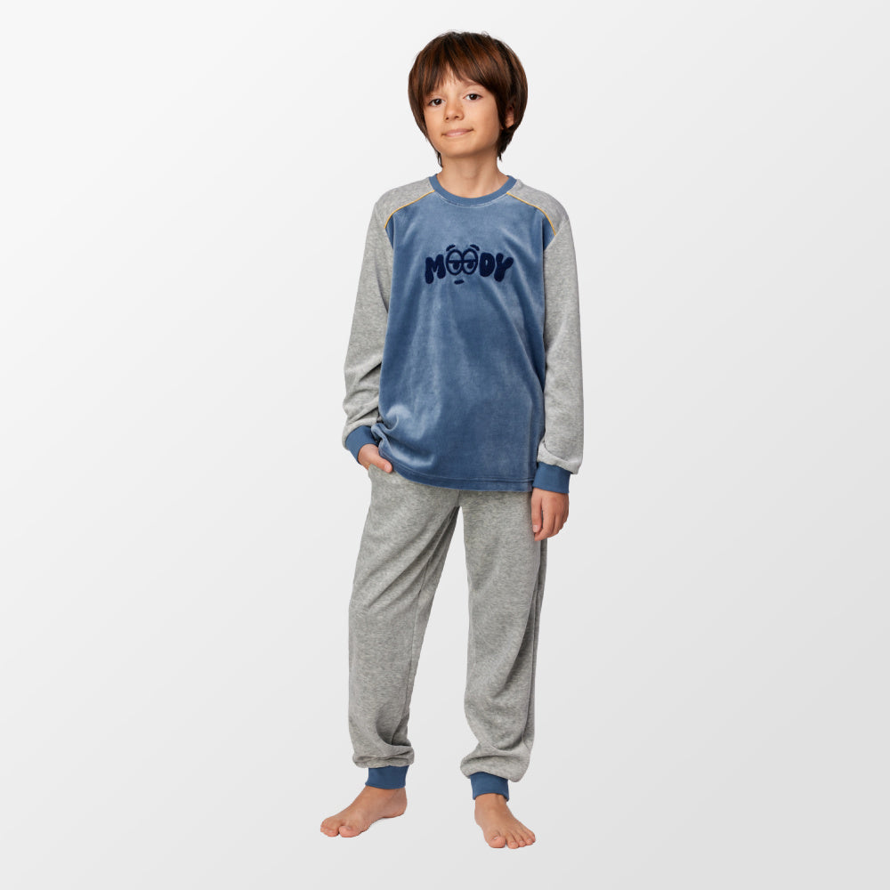 Blauwgrijze pyjama van Woody