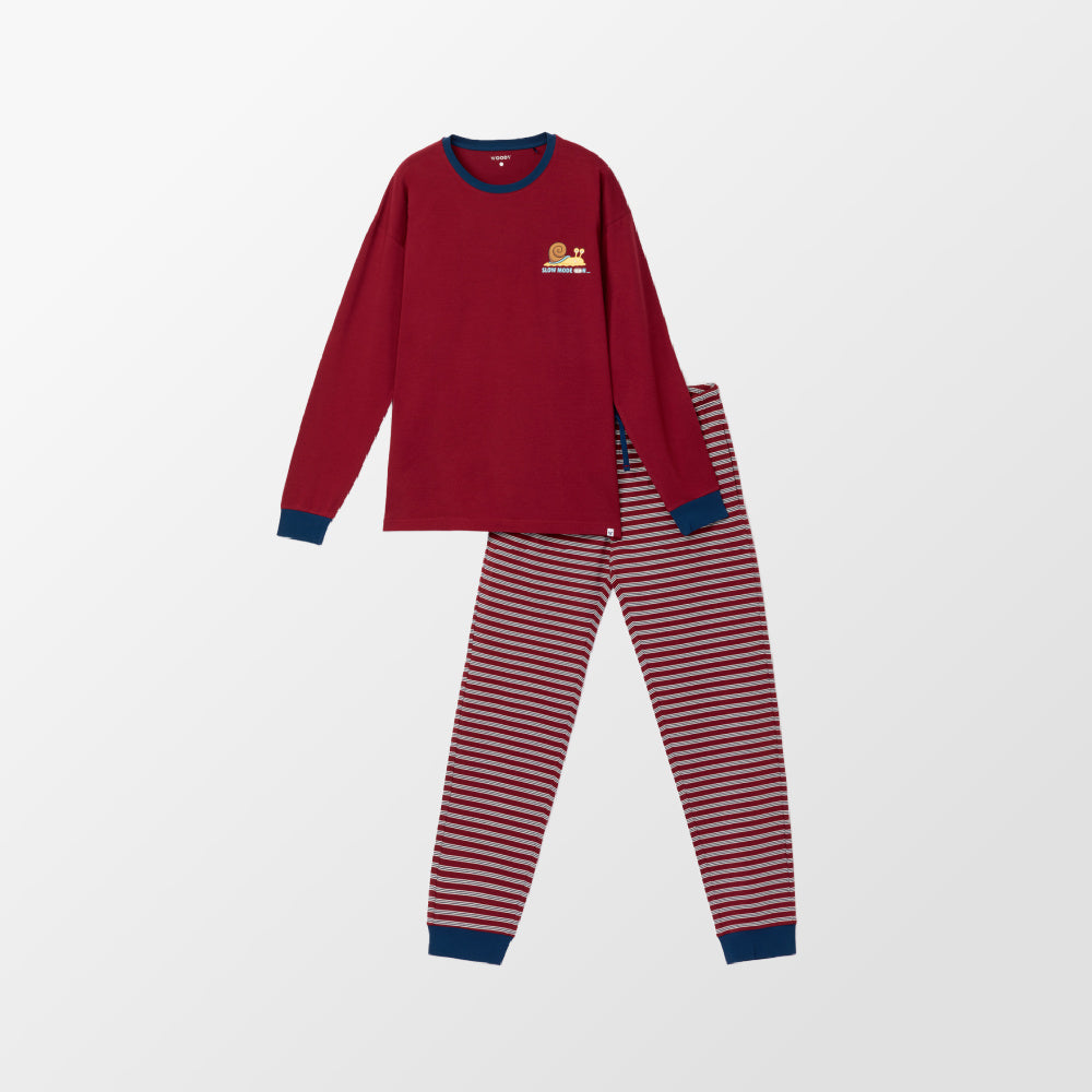 Woody, Pyjama - Bordeaux