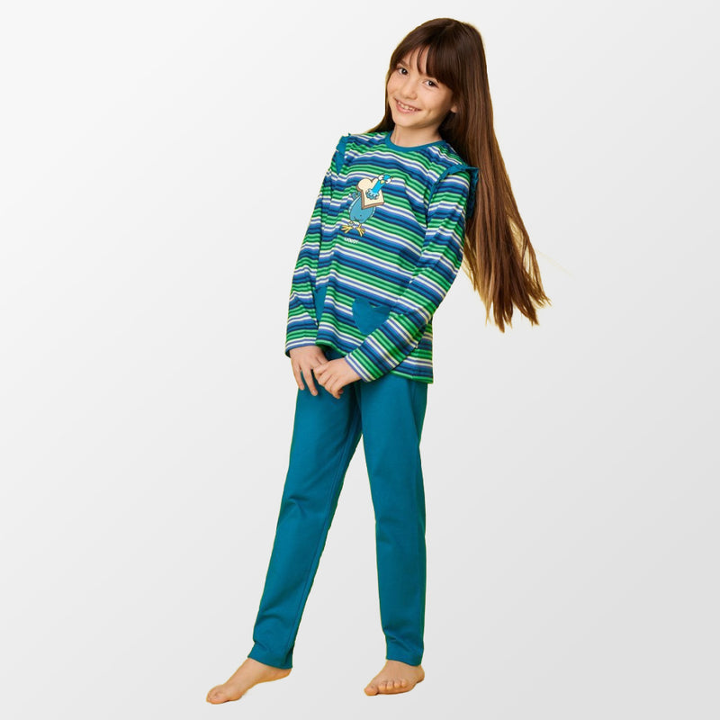 Pyjama van Woody met duif